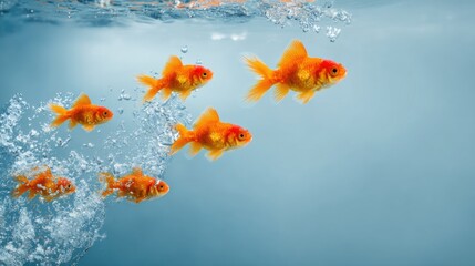 Jumping Goldfish: Symbol of Career Advancement & Progress