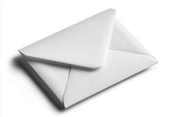 Mysterious handwritten note inside a closed white envelope home office setting close-up photography intimate atmosphere personal connection