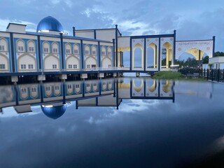 reflection in the water (Mosque)