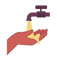 Washing hand icon, washing hands clip art, wudu flat vector icon design, clip art washing hands, flat design vector illustration
