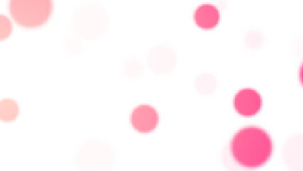 Soft pink bokeh light overlay on transparent background
