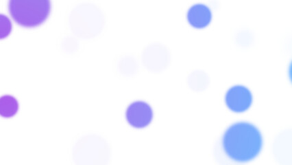 Purple and blue bokeh light effect on transparent background
