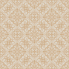 Vector Elegant Damask Seamless Pattern for Wallpaper, Fabric, Branding, Packaging, Invitations, Wedding, Home Decor Design