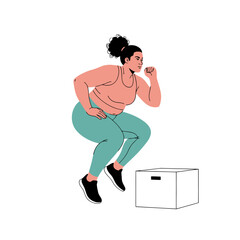 Box Jump Workout: Illustrated Fitness for Every Body