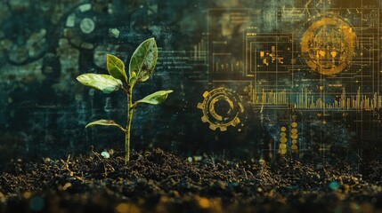 Technological Growth: A Seedling Emerging in a Digital Landscape