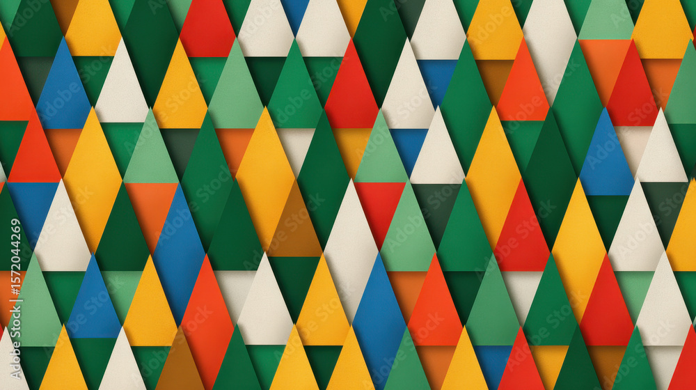 Poster abstract triangle pattern: colorful geometric background for creative design