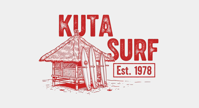 Kuta Surf Shack Bali Vacation.