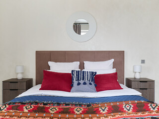 interior design. interior photography of an apartment for rent. One-room apartment with a simple...