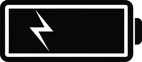 battery low vector icon. Charging Related Vector Icon.