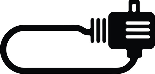 connector vector icon. Charging Related Vector Icon.