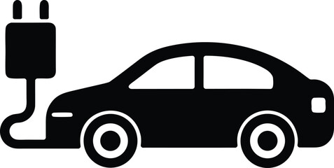 ev charger vector icon. Charging Related Vector Icon.