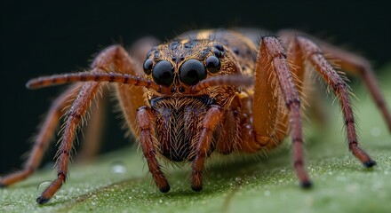 Fototapeta premium Stunning nature with spider detail 