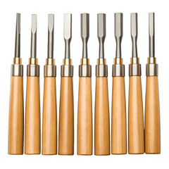 makeup brushes isolated on white