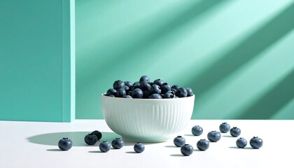 Blueberries in a Bowl: A Fresh and Healthy Delight