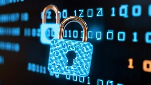 Animated footage illustrating cybersecurity, secure data transmission, gadget safety, and server protection&mdash;ideal for tech, IT, and internet security concepts.