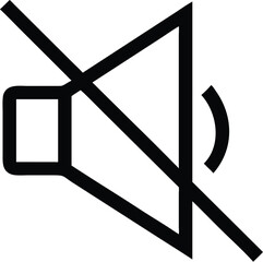 A crossedout speaker icon indicates that the sound is muted