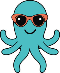 funny octopus cartoon drawing funny