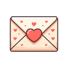 This adorable illustration of an envelope adorned with hearts is perfect for websites or blogs about love, romance, mail, communication, or special messages.

