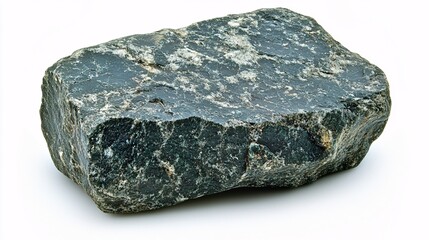 Natural mineral stone isolated on white background

