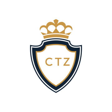 Dynamic Tech Logo Design with CTZ Letters and Abstract Motion Elements &ndash; Modern Business Identity. CTZ Letter Logo.
