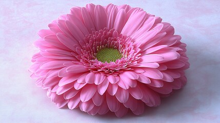 Pink gerbera daisy flower in full bloom

