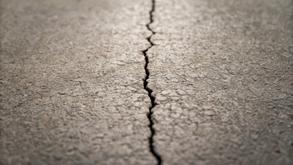 Obraz premium Cracked foundation reveals significant problem in structure, highlighting need for repair and maintenance to ensure safety and stability