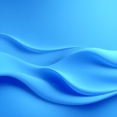 Abstract Blue Wave Background / 추상적인 파란 물결 배경