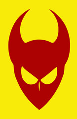 devil icon illustration design