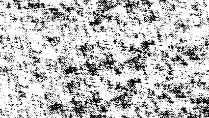 Distressed Halftone Texture – Grunge Black and White Abstract Background