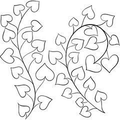 Seamless vector pattern illustration featuring vintage oak leaf and acorn doodle art