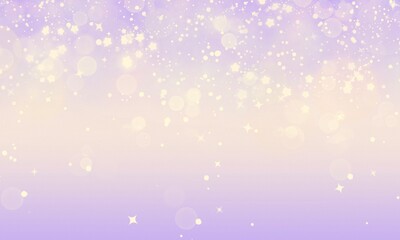 Fototapeta premium Pastel Gradient Background Stars And Bokeh Glitter Abstract Shape