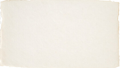 Handmade light beige paper with visible fibers and rough edges, perfect for artistic projects and crafts. Its unique texture adds character