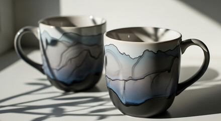 Mountain Vista Mugs: Handmade Ceramic Art