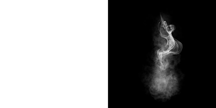 Realistic smoke and fire effect with alpha transparency
