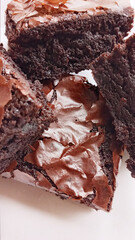 Simple Chocolate Brownie Cube for Bakery Design