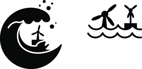 Offshore Wind Turbines and Ocean Waves Sustainable Energy and Climate Change