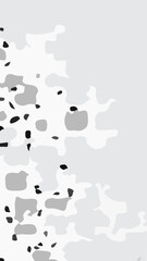 Unique abstract background with crack pattern and combination of many shapes