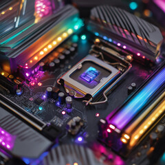 Obraz premium electronic circuit board