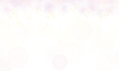 Transparent Stars And Bokeh Glitter Abstract Shape