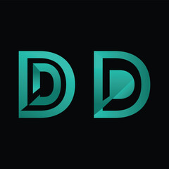 D Modern Letter Logo Design