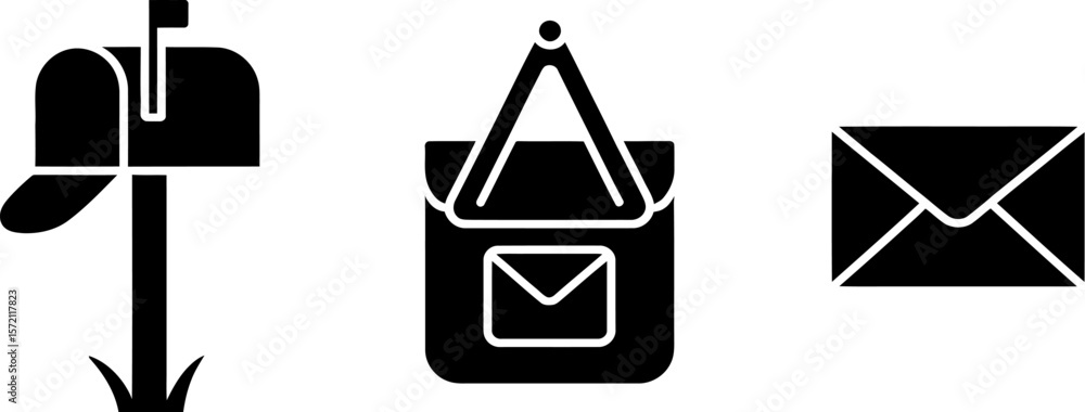 Poster find the best mailbox and email vector icons for your project with high quality and modern designs