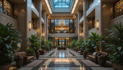 Luxurious Hotel Lobby Interior Design