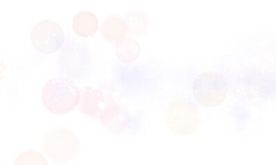 Transparent Stars And Bokeh Glitter Abstract Shape