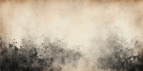 Aged brown paper with a dirty, textured grunge wall pattern and subtle smoke effect, ideal for vintage design backdrops
