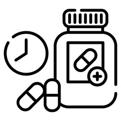 Medicine time icon