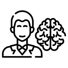 Brain specialist icon