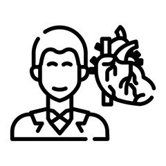 Heart specialist icon