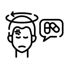 Need dizziness medicine icon