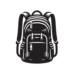 adventure vector silhouette clip art logo design illustration. travel design set collections.