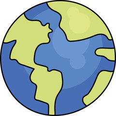 The Beautiful and Fragile Planet Earth in Space
